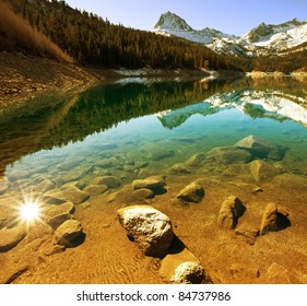 North Lake In Sierra Nevada,USA