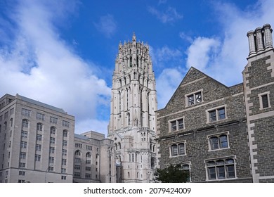 North Manhattan Skyline With Riverside Church And Union Theological Seminary