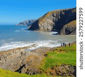 North Pembrokeshire walking along the coast