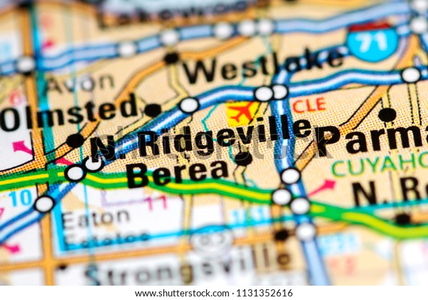 North Ridgeville Ohio Usa On Map Stock Image Download Now