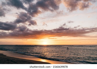 North shore Oahu sunset beach