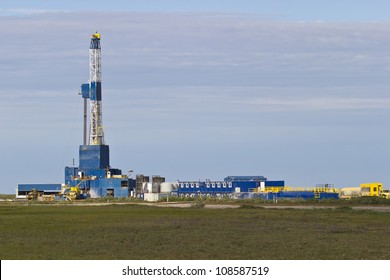 North Slope Oil Drilling Rig