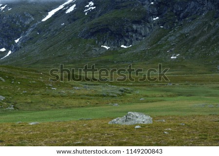 north sweden mountains landscape