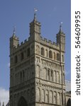NORTH TOWER EXETER CATHEDRAL DEVON ENGLAND