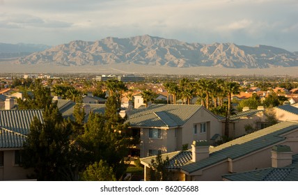North View Las Vegas Mountain Range Mojave Desert Nevada, USA