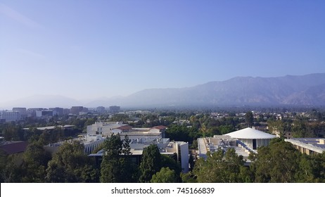 North View Of Pasadena And San Gabriel Mountains