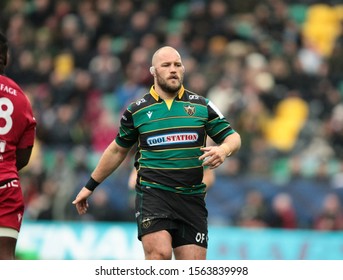 Northampton, UK. 17th November 2019. Owen Franks Of Northampton Saints During The Heineken Champions Cup Game Between Northampton Saints And Lyon