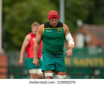 Northampton, UK, 20 July 2018 - James Haskell Of Northampton Saints During Pre-season Training At Franklin's Gardens