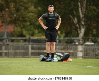 Northampton, UK. 23rd July 2020. Dan Biggar Of Northampton Saints During A Training Session At Franklin's Gardens