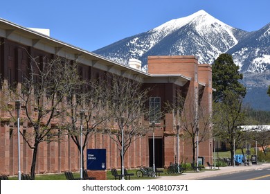 Northern Arizona University Cline Library Flagstaff Stock Photo (Edit ...