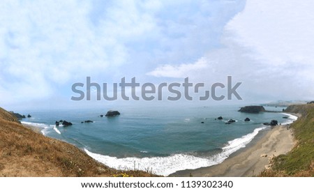 Similar – rough Beach Landscape