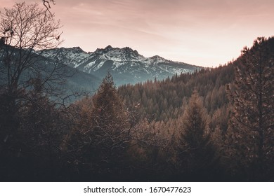 Northern California Mountains In Siskiyou County.