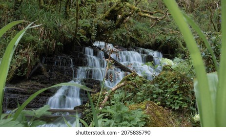 Northern Ireland Marble Arch Caves And Waterfall 