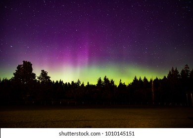 Purple Northern Lights Hd Stock Images Shutterstock