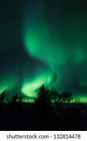 Northern Lights (Aurora Borealis) In Iceland