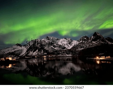 northern lights, Aurora burealis, winter