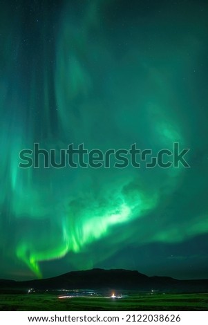 Similar – Image, Stock Photo northern lights, norway