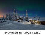 Northern lights in Lapland, Kuusamo, Finland