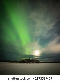 Northern Lights Over Fairbanks Alaska