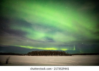 Northern Lights Over Fairbanks Alaska