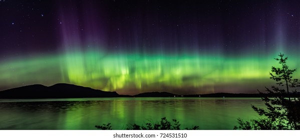 Northern Lights Panorama