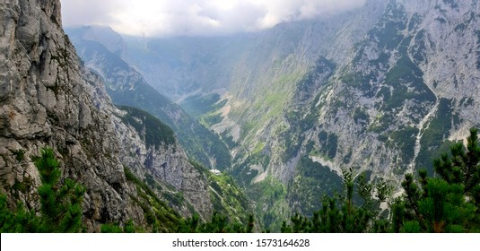 Northern Limestone Alps Near The Zugspitze