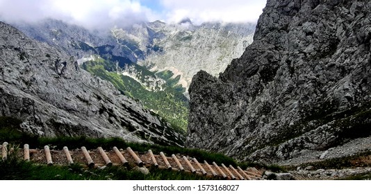 Northern Limestone Alps Near The Zugspitze