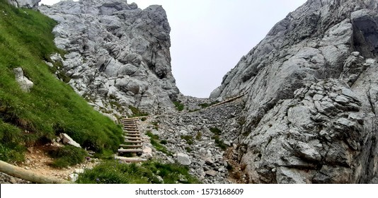 Northern Limestone Alps Near The Zugspitze