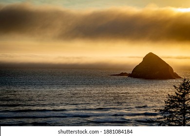 Northern Oregon Coast At Dusk