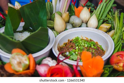 Northern Thai Food Nam Prik Ta Stock Photo 1266531340 | Shutterstock