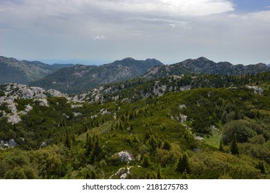 Northern Velebit Landscape Photographed From Gromovaca Peak