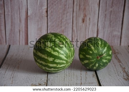northern watermelons CRIMSON SWEET on the table