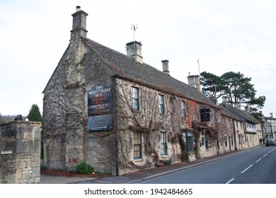 Northleach, Gloucestershire, UK 11 24 2020 A Local Pub Called The Wheatsheaf In Northleach, Gloucester, England