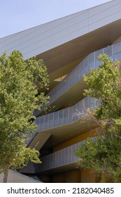 Northridge, CA - July 23 2022: Academic Building On The Campus Of California State University - Northridge