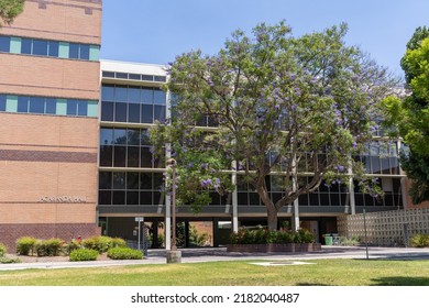 Northridge, CA - July 23 2022: Academic Building On The Campus Of California State University - Northridge