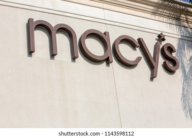 Northridge, CA/USA. July 27,2018. Macys Department Store. Macy's, Inc. Is One Of The Nation's Premier Omnichannel Retailers.