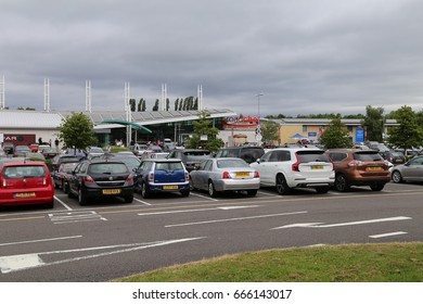 Norton Canes, Staffordshire, England, UK.  24 June 2017. M6 Toll Road Services