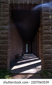 Norvajarvi, Rovaniemi Finland - August 8, 2022: German Military Cemetery In Norvajarvi Was Used To Bring Together The War Graves In The Northern Part Of Finland. Summer Sunny Day. Selective Focus