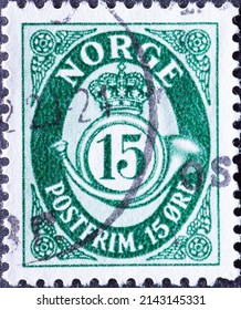 Norway Circa 1950 Postage Stamp Norway Stock Photo 2143145331 ...