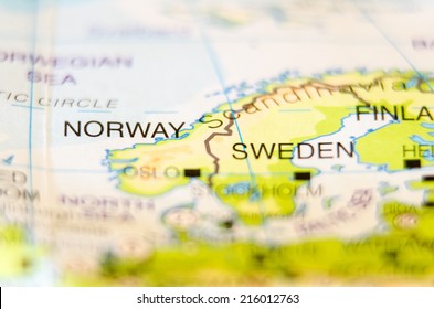 Norway Country On Map