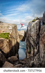 Norway Kjeragbolten Jump