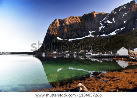 Norway Mountains and sea