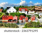 Norway. A resort city Kristiansand. the sixth-largest city in Norway	