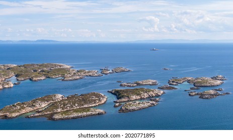 In Norway, There Is  A Focus On Moving Fish Farming Out Of The Fjords, And Further Out To The Open Ocean. The Photo Shows A Modern Offshore Fish Farm For Salmon.