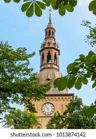 Norwegian Churches. Oslo Cathedral Or The Domkirken Church, Main Church For Church Of Norway Diocese Of Oslo, Norway