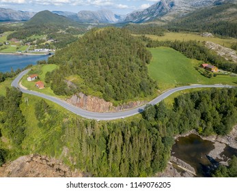 Norwegian Cliffside Road