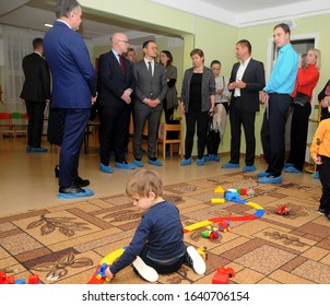 Norwegian Deputy Foreign Minister Audun Halvorsen Visited Kindergarten No. 471 As Part Of The Presentation Of The Norway-Ukraine Energy Efficiency Initiative (NUEE) Project, In Kiev, February 3, 2020.