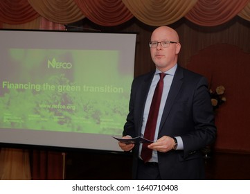 Norwegian Deputy Foreign Minister Audun Halvorsen During The Presentation Of The Norway-Ukraine Energy Efficiency Initiative (NUEE) Project In Kiev, February 3, 2020. 