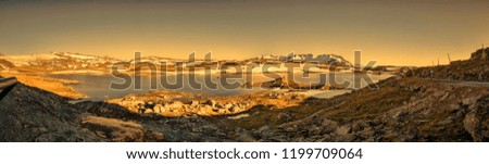 Similar – Image, Stock Photo Svolvær, Lofoten Tourism