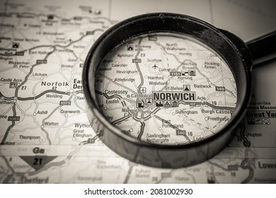 Norwich England On Map Of Europe